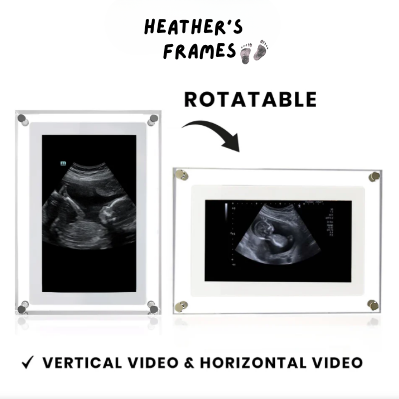 Handmade digital baby frame