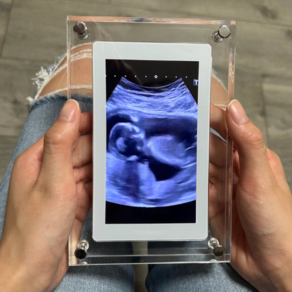 Handmade digital baby frame